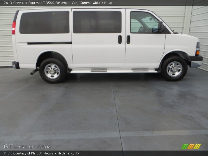 Summit White / Neutral 2013 Chevrolet Express LT 3500 Passenger Van