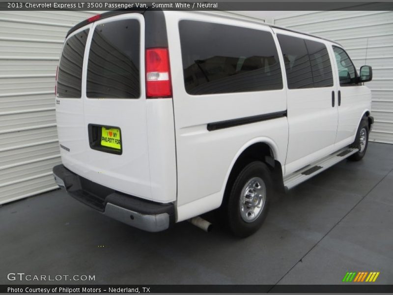 Summit White / Neutral 2013 Chevrolet Express LT 3500 Passenger Van