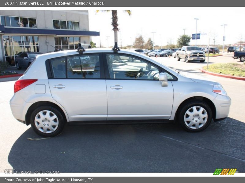Brilliant Silver Metallic / Charcoal 2007 Nissan Versa SL