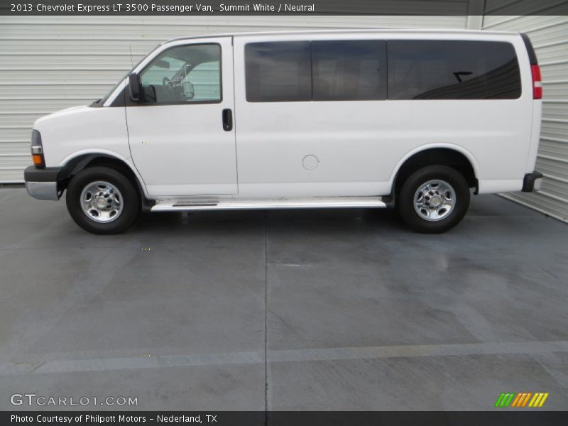 Summit White / Neutral 2013 Chevrolet Express LT 3500 Passenger Van