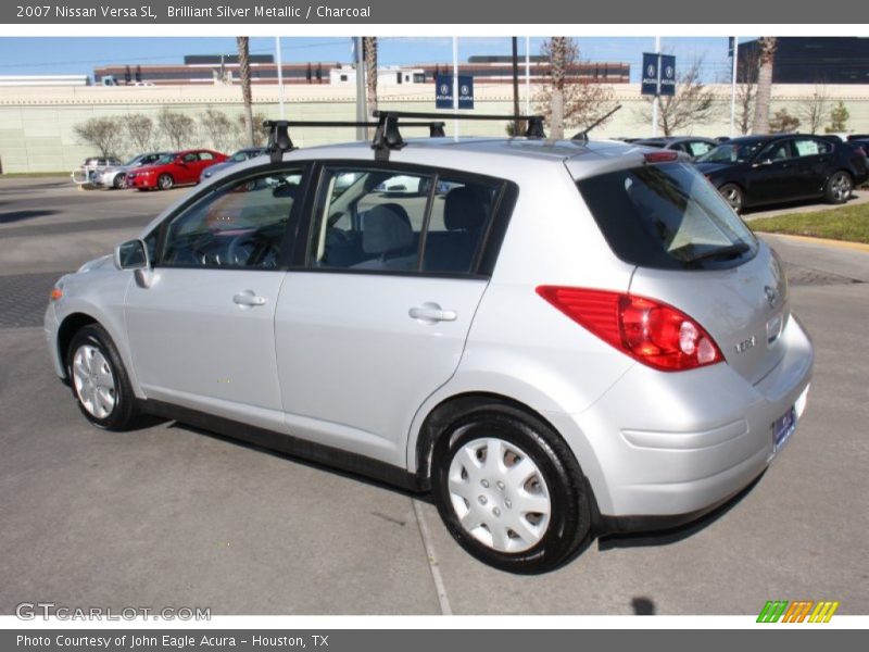 Brilliant Silver Metallic / Charcoal 2007 Nissan Versa SL