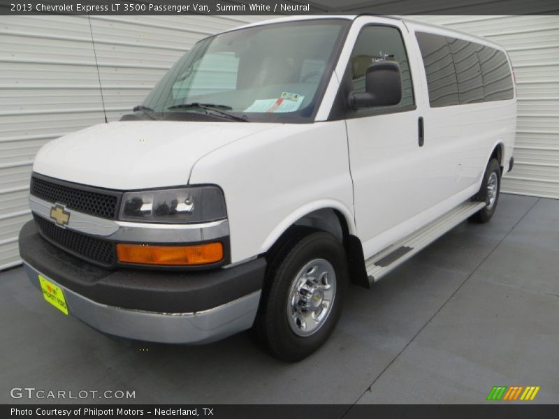 Summit White / Neutral 2013 Chevrolet Express LT 3500 Passenger Van