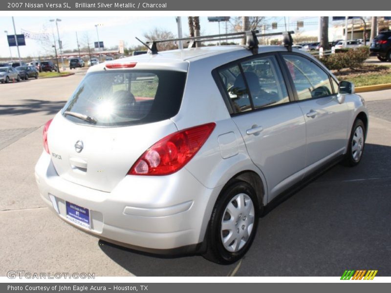 Brilliant Silver Metallic / Charcoal 2007 Nissan Versa SL