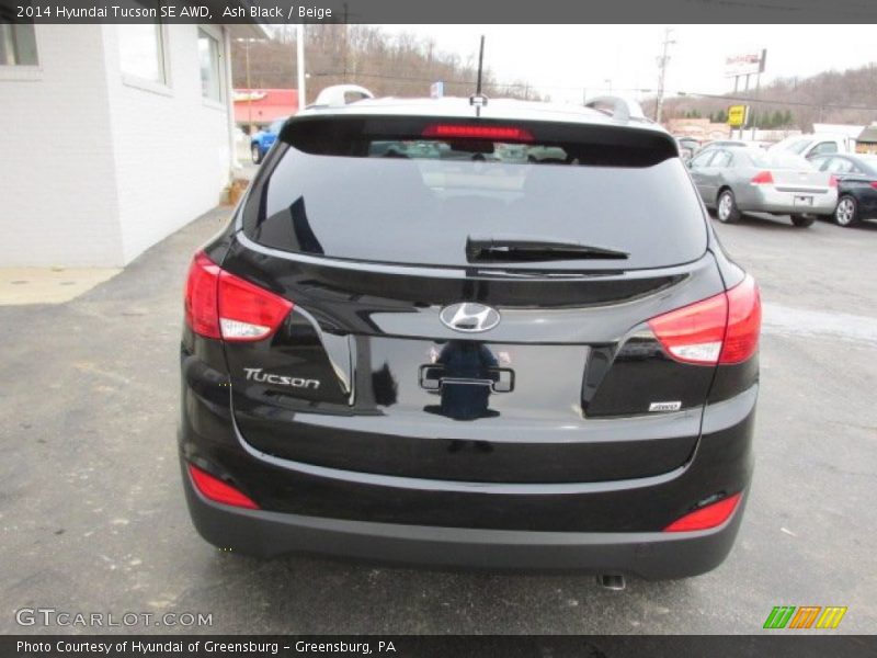 Ash Black / Beige 2014 Hyundai Tucson SE AWD