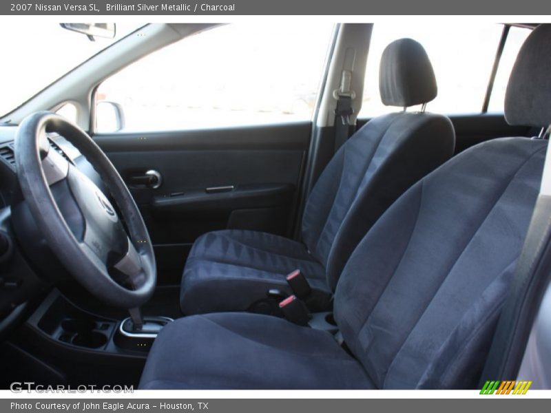 Brilliant Silver Metallic / Charcoal 2007 Nissan Versa SL