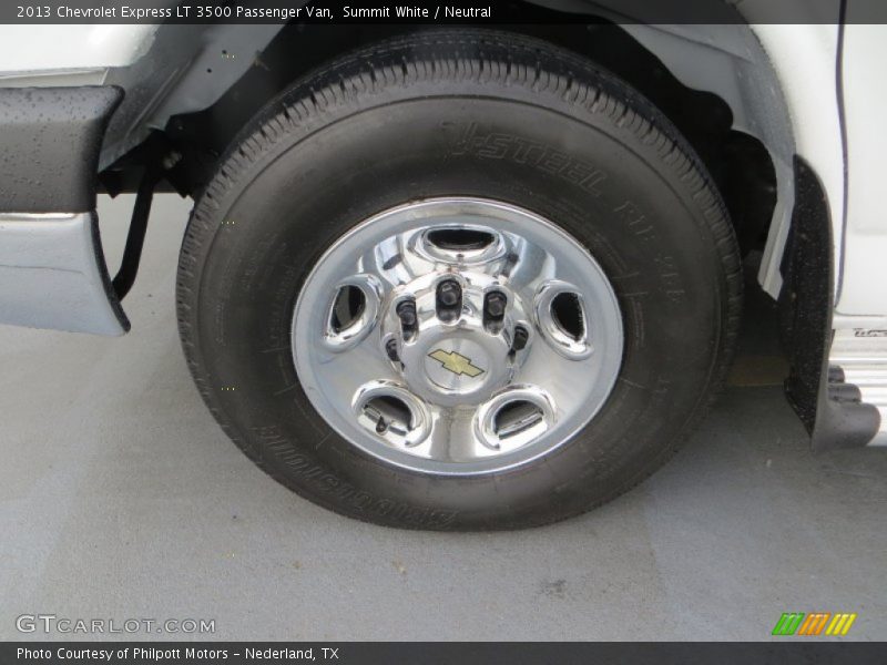 Summit White / Neutral 2013 Chevrolet Express LT 3500 Passenger Van