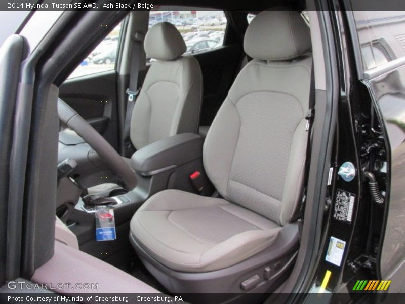Ash Black / Beige 2014 Hyundai Tucson SE AWD