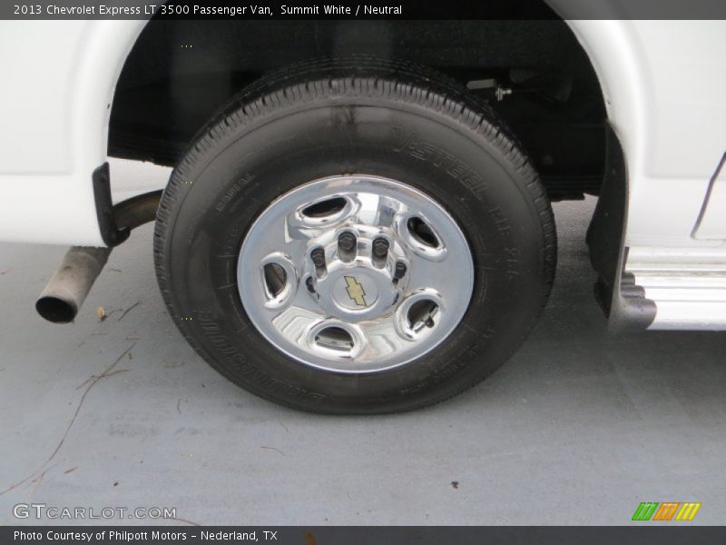 Summit White / Neutral 2013 Chevrolet Express LT 3500 Passenger Van
