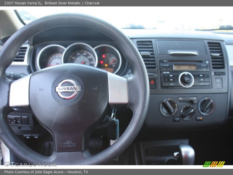 Brilliant Silver Metallic / Charcoal 2007 Nissan Versa SL