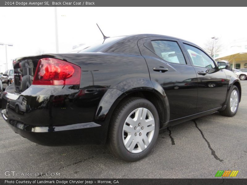Black Clear Coat / Black 2014 Dodge Avenger SE