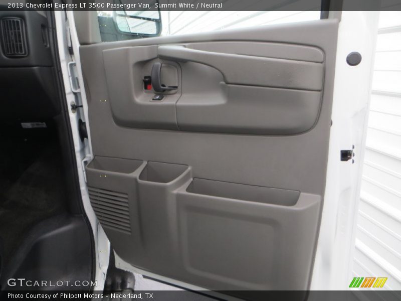 Summit White / Neutral 2013 Chevrolet Express LT 3500 Passenger Van