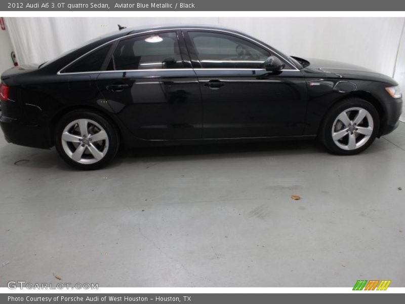 Aviator Blue Metallic / Black 2012 Audi A6 3.0T quattro Sedan