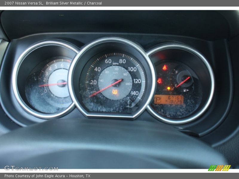 Brilliant Silver Metallic / Charcoal 2007 Nissan Versa SL
