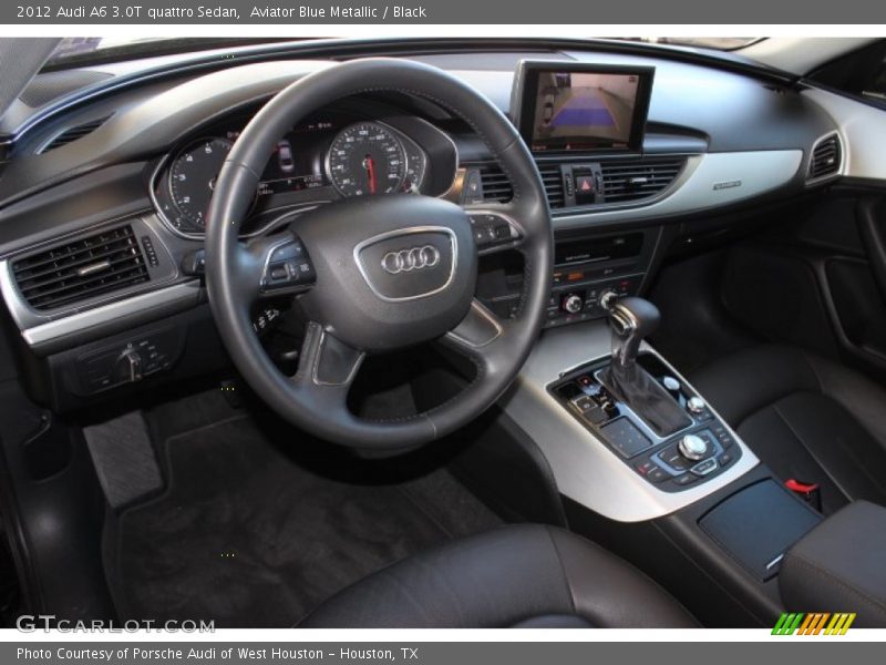 Aviator Blue Metallic / Black 2012 Audi A6 3.0T quattro Sedan