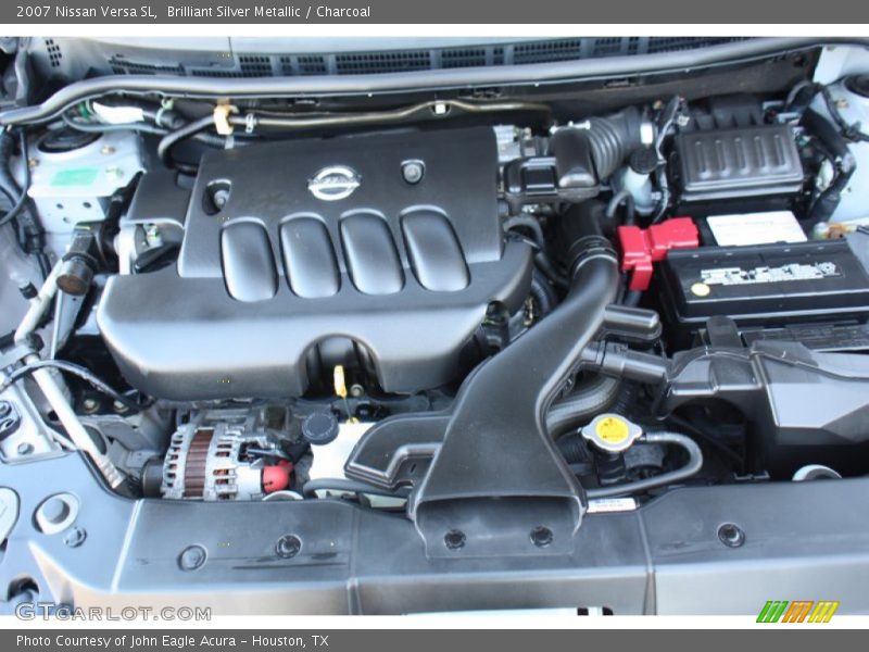 Brilliant Silver Metallic / Charcoal 2007 Nissan Versa SL