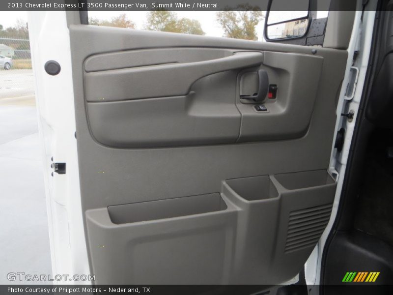 Summit White / Neutral 2013 Chevrolet Express LT 3500 Passenger Van