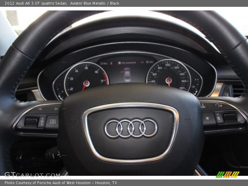 Aviator Blue Metallic / Black 2012 Audi A6 3.0T quattro Sedan