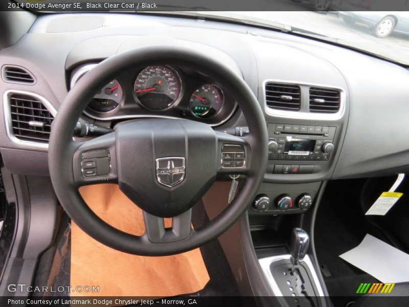 Black Clear Coat / Black 2014 Dodge Avenger SE