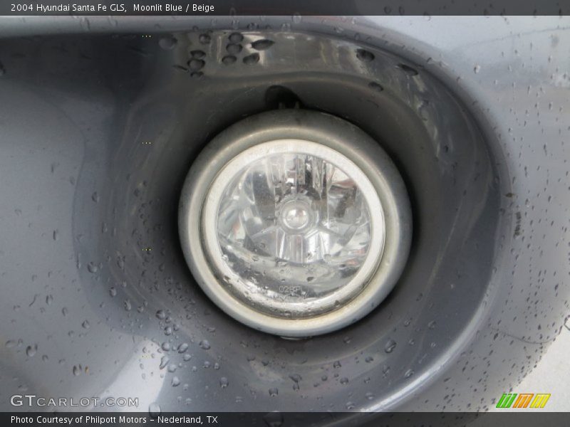 Moonlit Blue / Beige 2004 Hyundai Santa Fe GLS