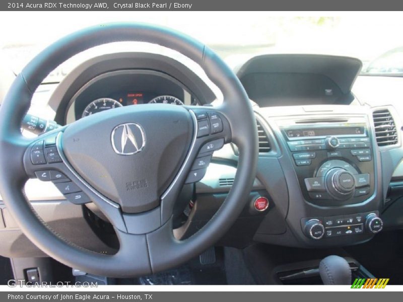 Crystal Black Pearl / Ebony 2014 Acura RDX Technology AWD