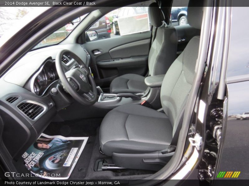 Black Clear Coat / Black 2014 Dodge Avenger SE