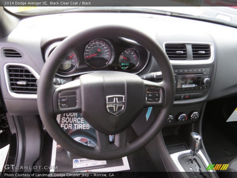 Black Clear Coat / Black 2014 Dodge Avenger SE