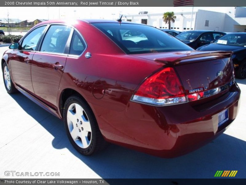 Red Jewel Tintcoat / Ebony Black 2008 Chevrolet Impala 50th Anniversary