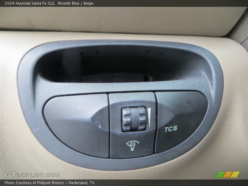 Moonlit Blue / Beige 2004 Hyundai Santa Fe GLS