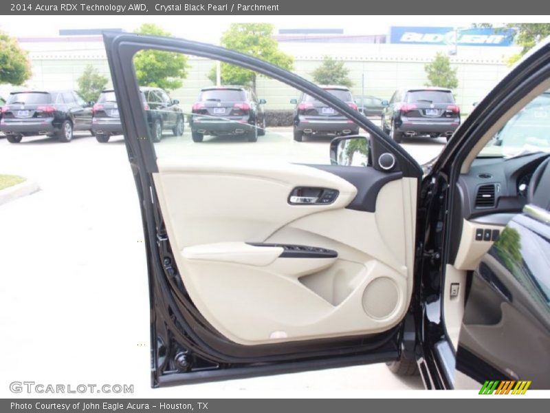 Crystal Black Pearl / Parchment 2014 Acura RDX Technology AWD