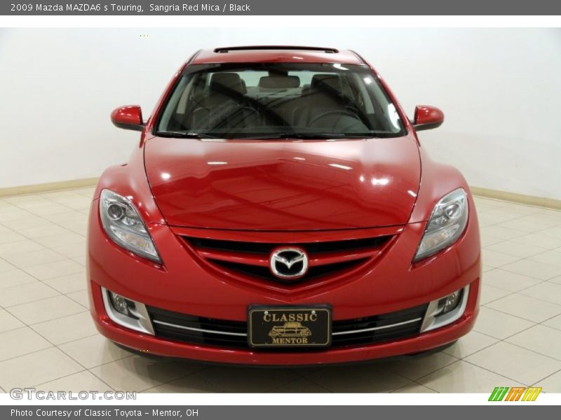 Sangria Red Mica / Black 2009 Mazda MAZDA6 s Touring