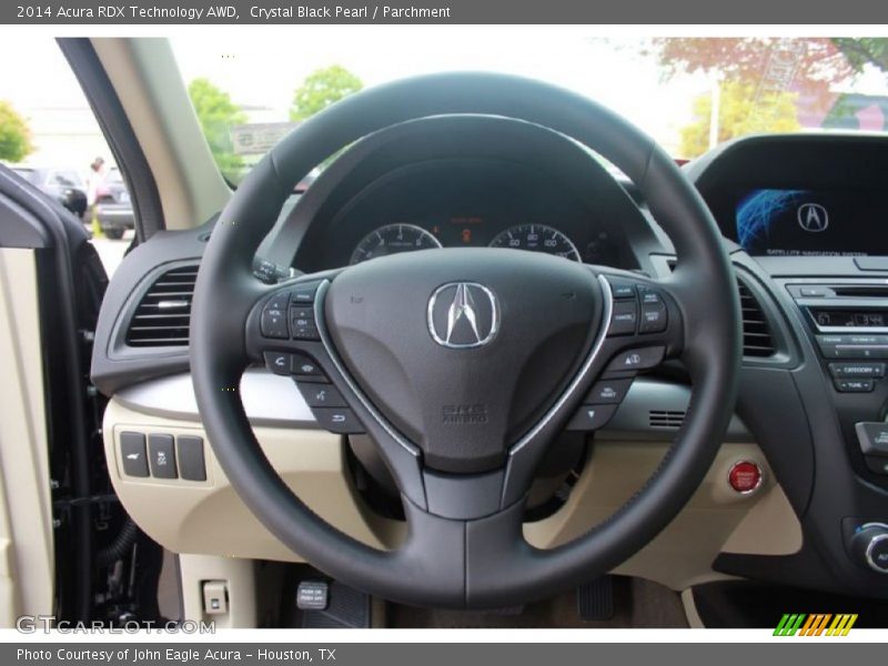 Crystal Black Pearl / Parchment 2014 Acura RDX Technology AWD