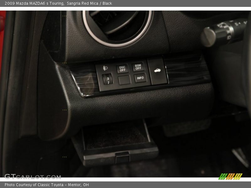 Sangria Red Mica / Black 2009 Mazda MAZDA6 s Touring