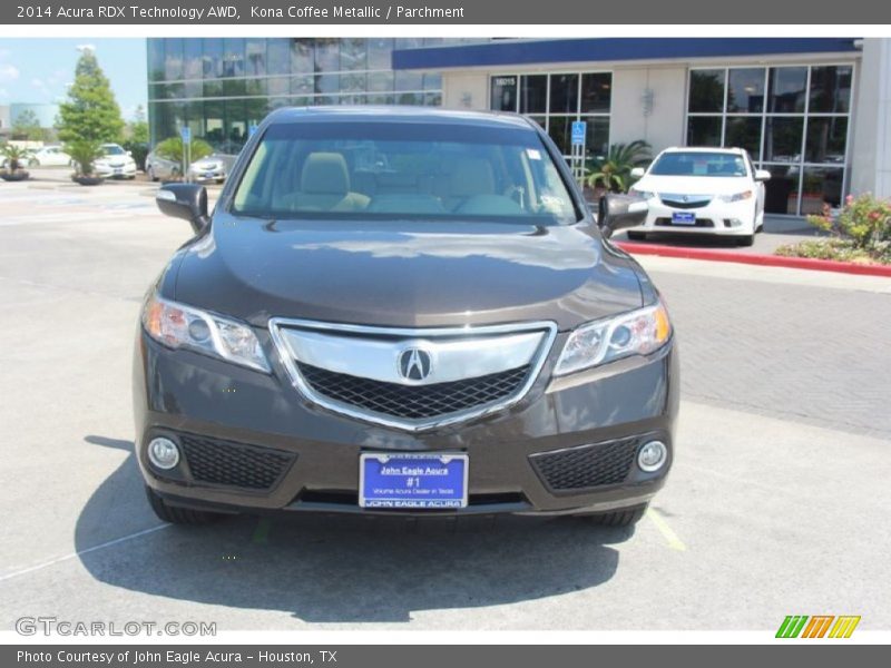 Kona Coffee Metallic / Parchment 2014 Acura RDX Technology AWD