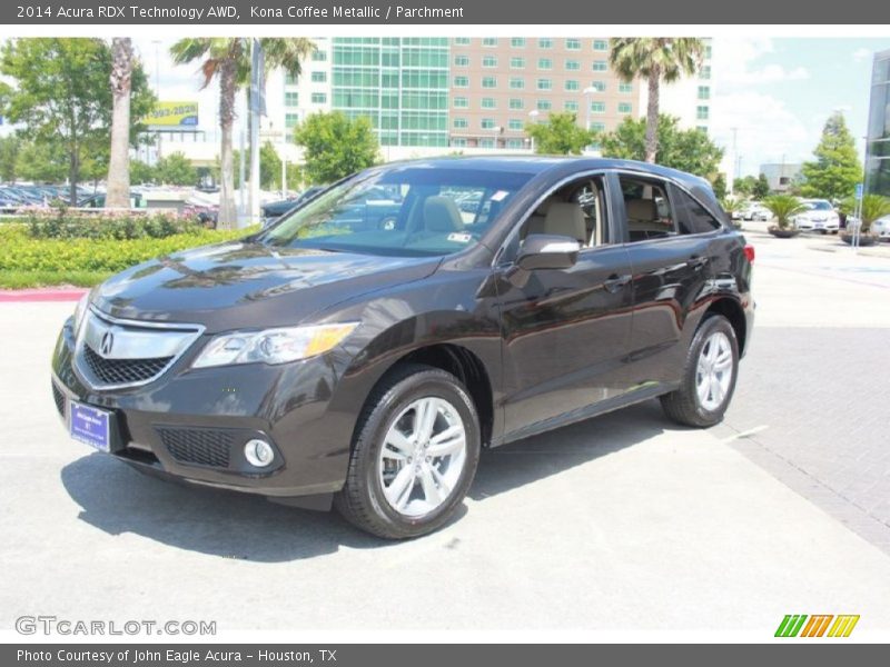Kona Coffee Metallic / Parchment 2014 Acura RDX Technology AWD