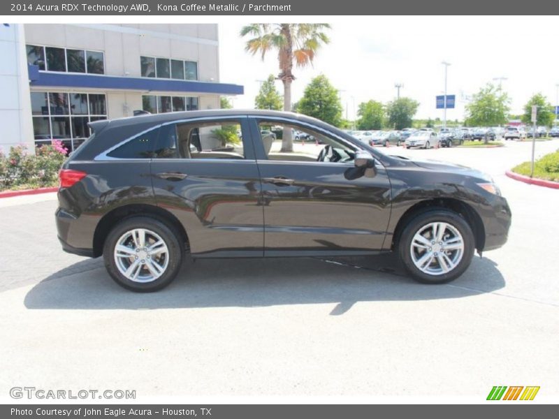 Kona Coffee Metallic / Parchment 2014 Acura RDX Technology AWD