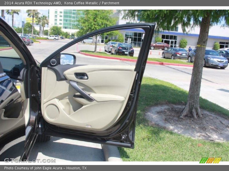 Kona Coffee Metallic / Parchment 2014 Acura RDX Technology AWD