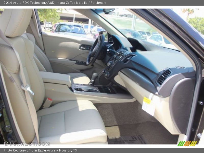 Kona Coffee Metallic / Parchment 2014 Acura RDX Technology AWD