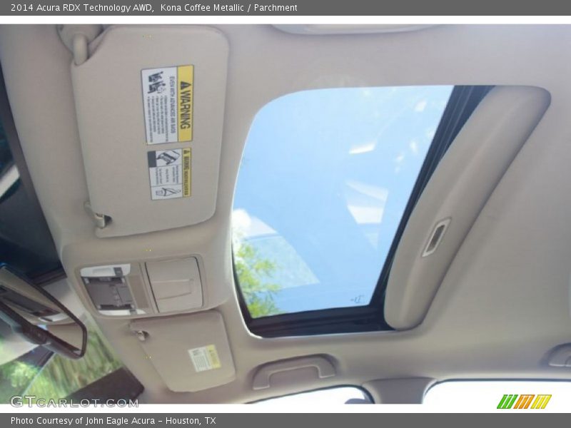 Kona Coffee Metallic / Parchment 2014 Acura RDX Technology AWD