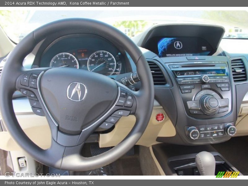 Kona Coffee Metallic / Parchment 2014 Acura RDX Technology AWD