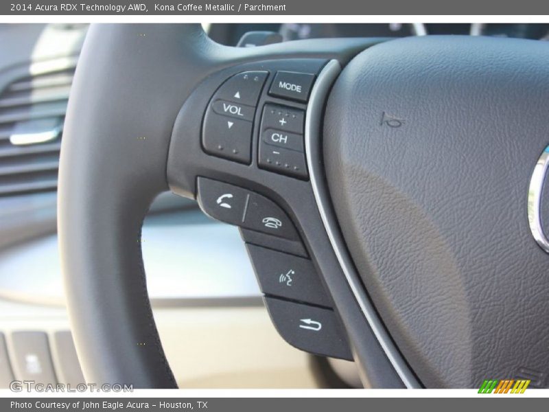 Kona Coffee Metallic / Parchment 2014 Acura RDX Technology AWD
