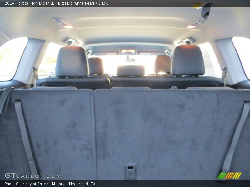 Blizzard White Pearl / Black 2014 Toyota Highlander LE