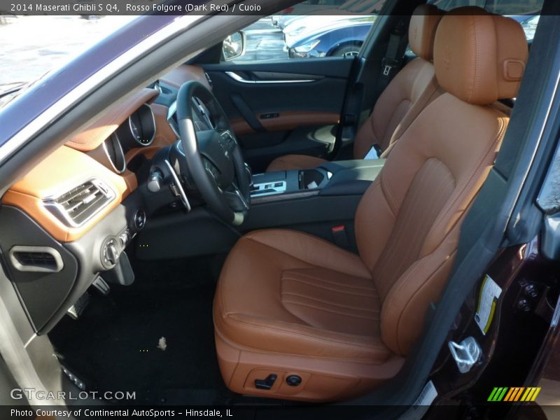  2014 Ghibli S Q4 Cuoio Interior