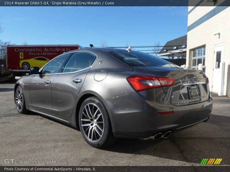 Grigio Maratea (Grey Metallic) / Cuoio 2014 Maserati Ghibli S Q4