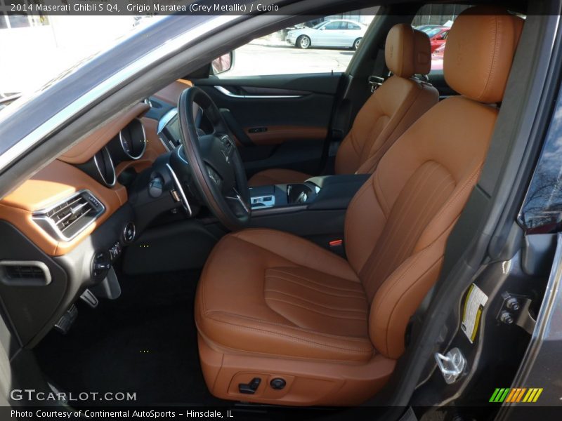 Grigio Maratea (Grey Metallic) / Cuoio 2014 Maserati Ghibli S Q4