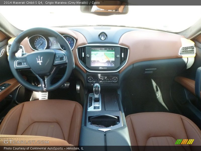 Grigio Maratea (Grey Metallic) / Cuoio 2014 Maserati Ghibli S Q4