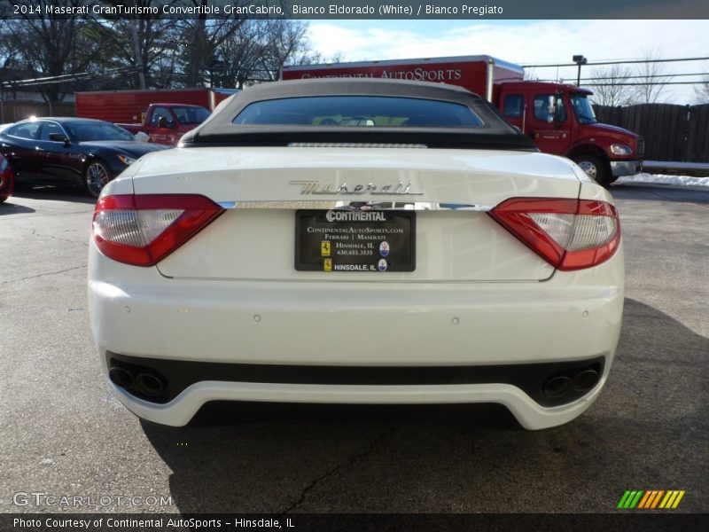Bianco Eldorado (White) / Bianco Pregiato 2014 Maserati GranTurismo Convertible GranCabrio