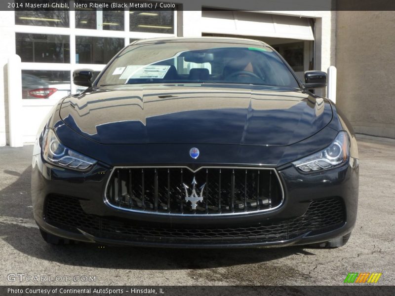 Nero Ribelle (Black Metallic) / Cuoio 2014 Maserati Ghibli