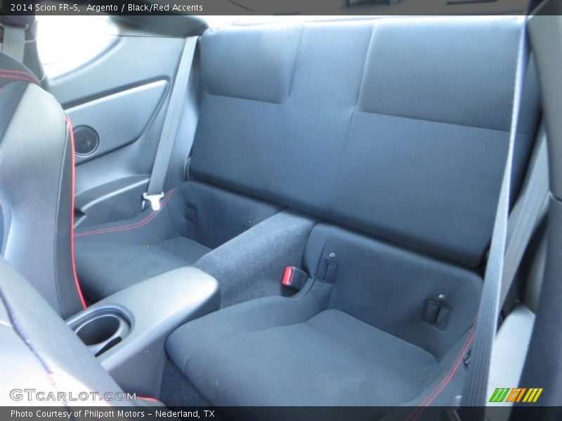 Rear Seat of 2014 FR-S 