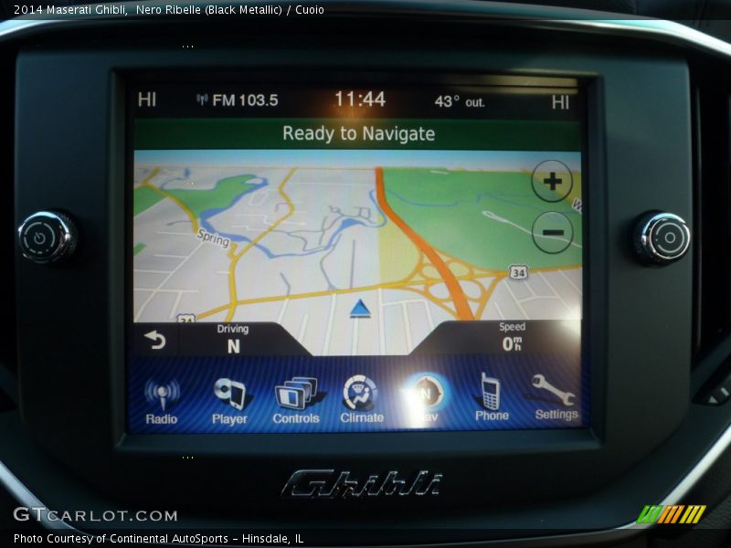 Nero Ribelle (Black Metallic) / Cuoio 2014 Maserati Ghibli