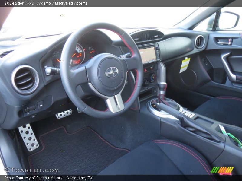  2014 FR-S  Black/Red Accents Interior